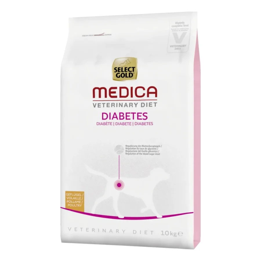 SELECT GOLD Medica Diabète Croquettes Chien Adulte Volaille 10 kg