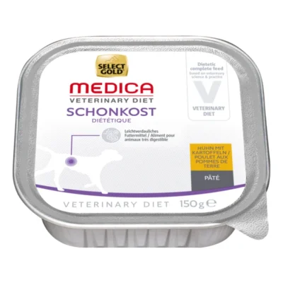 SELECT GOLD Medica Diététique Barquettes de Pâtée Chien Adulte Poulet aux Pommes de terre 40x150 g