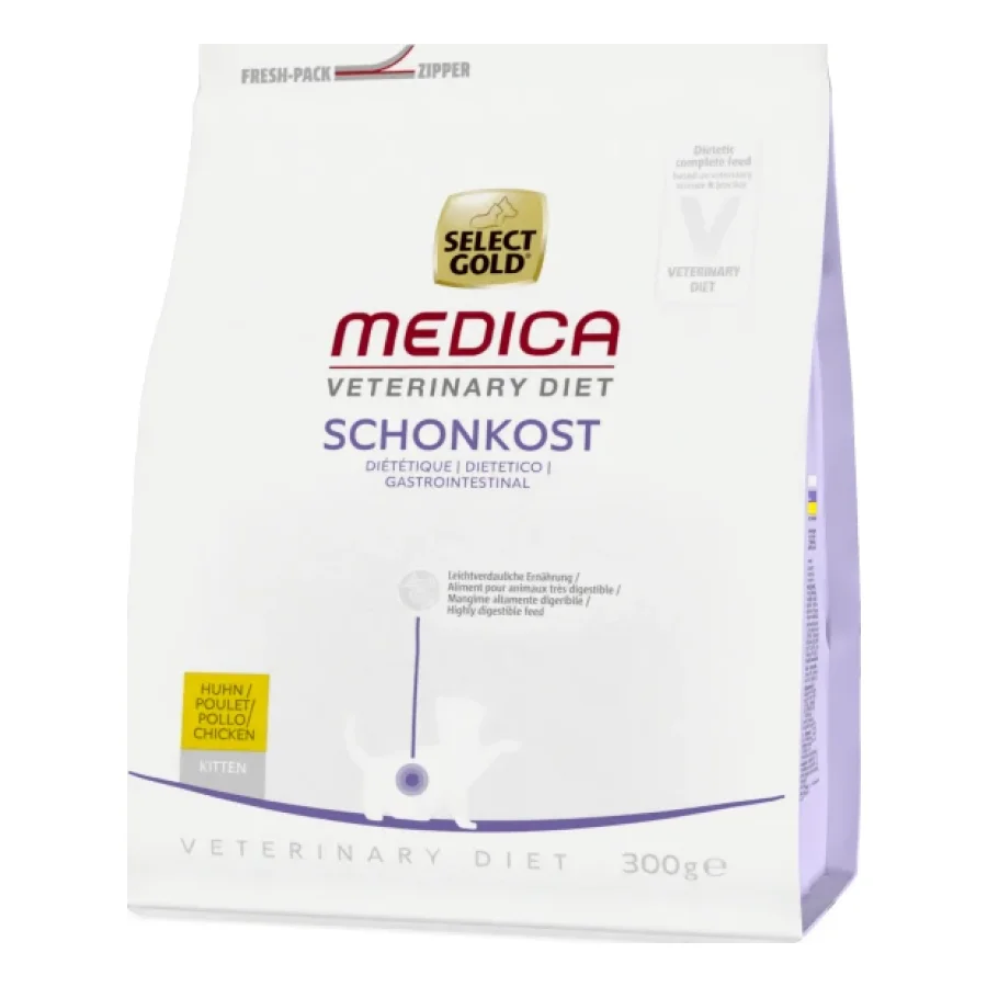 SELECT GOLD Medica Diététique Croquettes Chaton Poulet 300 g