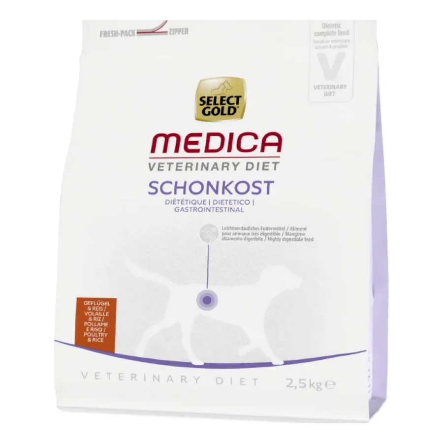 SELECT GOLD Medica Diététique Croquettes Chien Adulte Volaille & riz 2,5 kg
