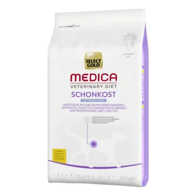 SELECT GOLD Medica Diététique Pauvres en Matières Grasses Croquettes Chien Adulte Poulet 10 kg