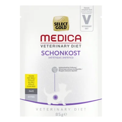 SELECT GOLD Medica Diététique Sachets de Pâtée Chaton Poulet et riz 12 x 85 g