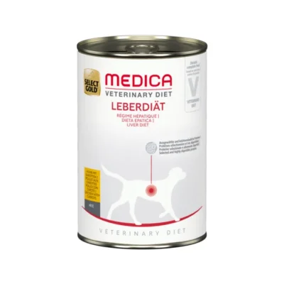 SELECT GOLD Medica Hépatique Boîtes de Pâtée Chien Adulte Poulet et Carotte 6x400 g