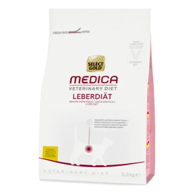 SELECT GOLD Medica Hépatique Croquettes Chat Adulte Poulet 2,5 kg