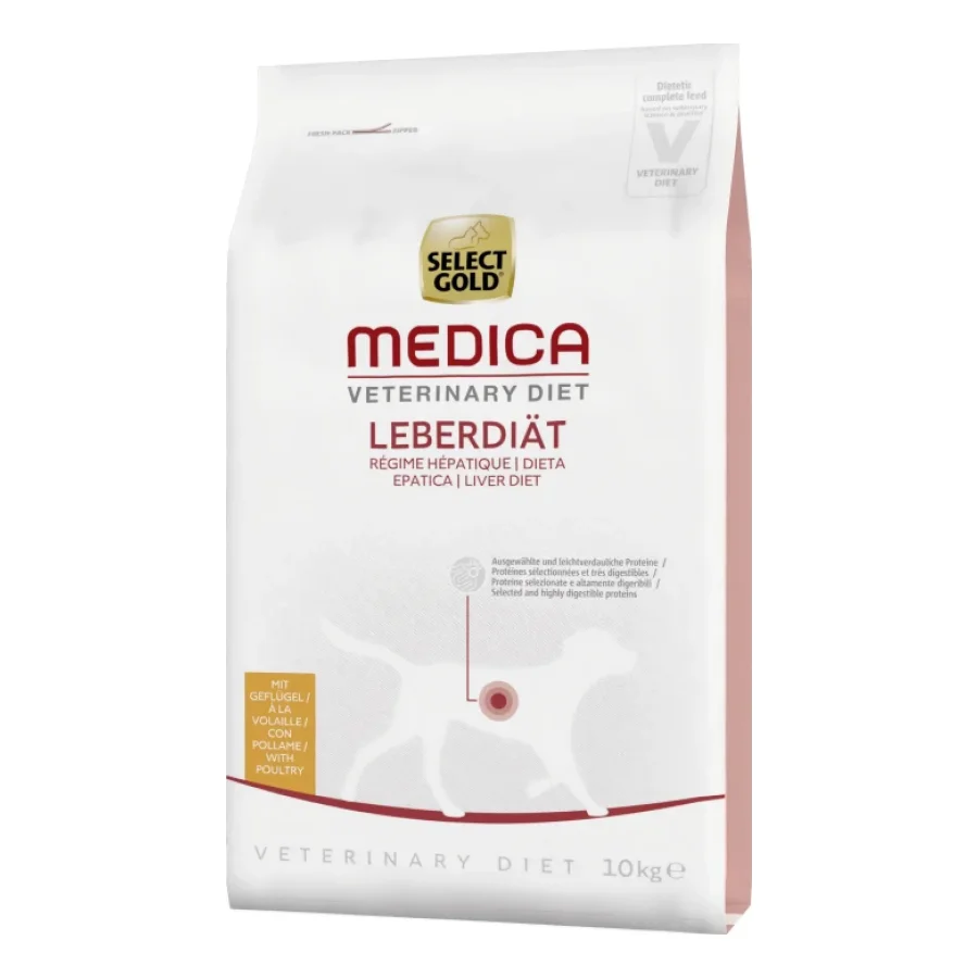 SELECT GOLD Medica Hépatique Croquettes Chien Adulte Volaille 10 kg