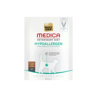 SELECT GOLD Medica Hypoallergénique Sachets de Pâtée Chat Adulte 24 x 85 g Dinde