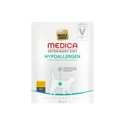 SELECT GOLD Medica Hypoallergénique Sachets de Pâtée Chat Adulte 24 x 85 g Poulet