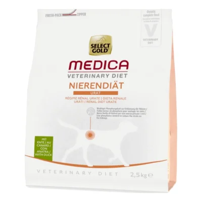 SELECT GOLD Medica Rénal Croquettes Chien Adulte Canard 2,5 kg