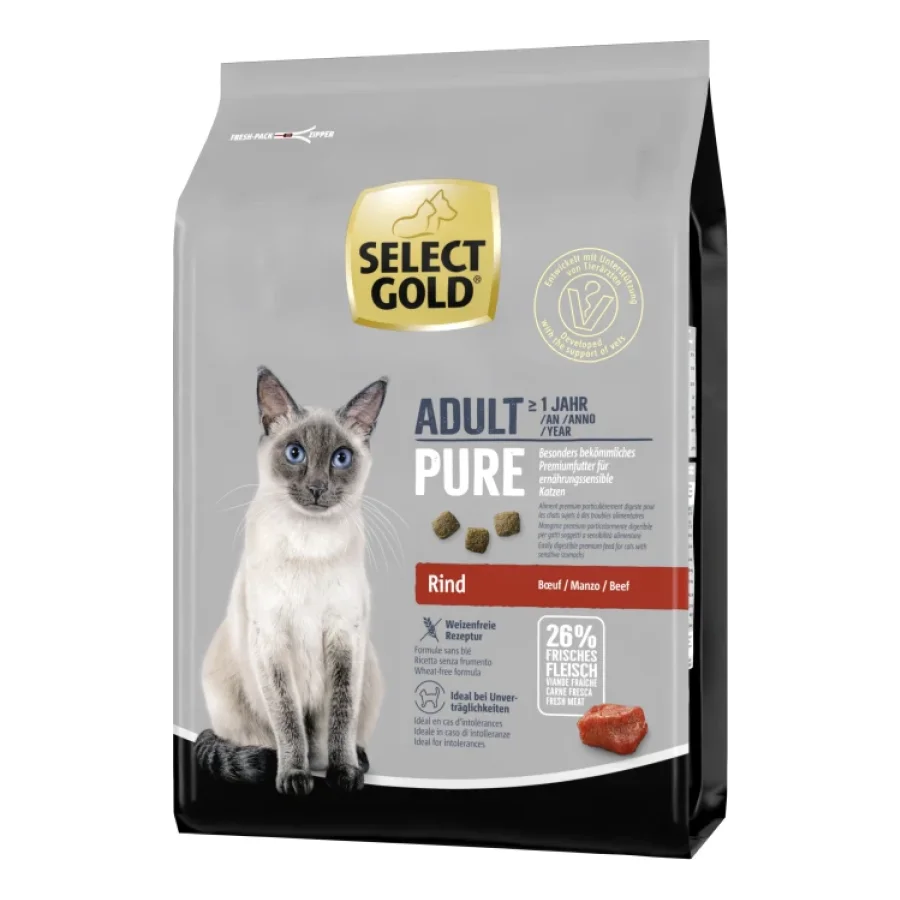 SELECT GOLD Pure Adulte Bœuf 2,5 kg