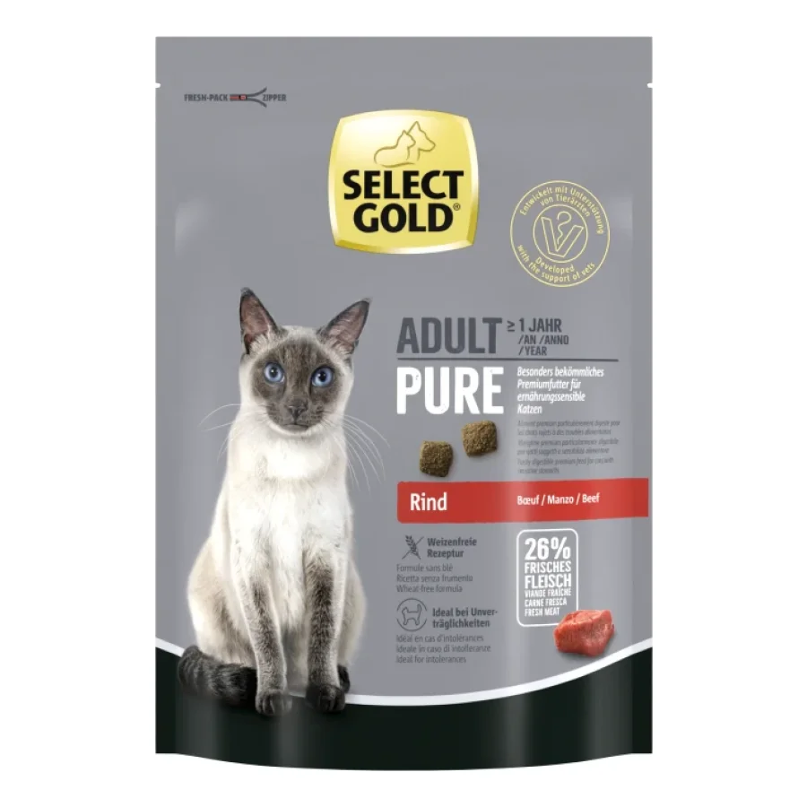 SELECT GOLD Pure Adulte Bœuf 300 g
