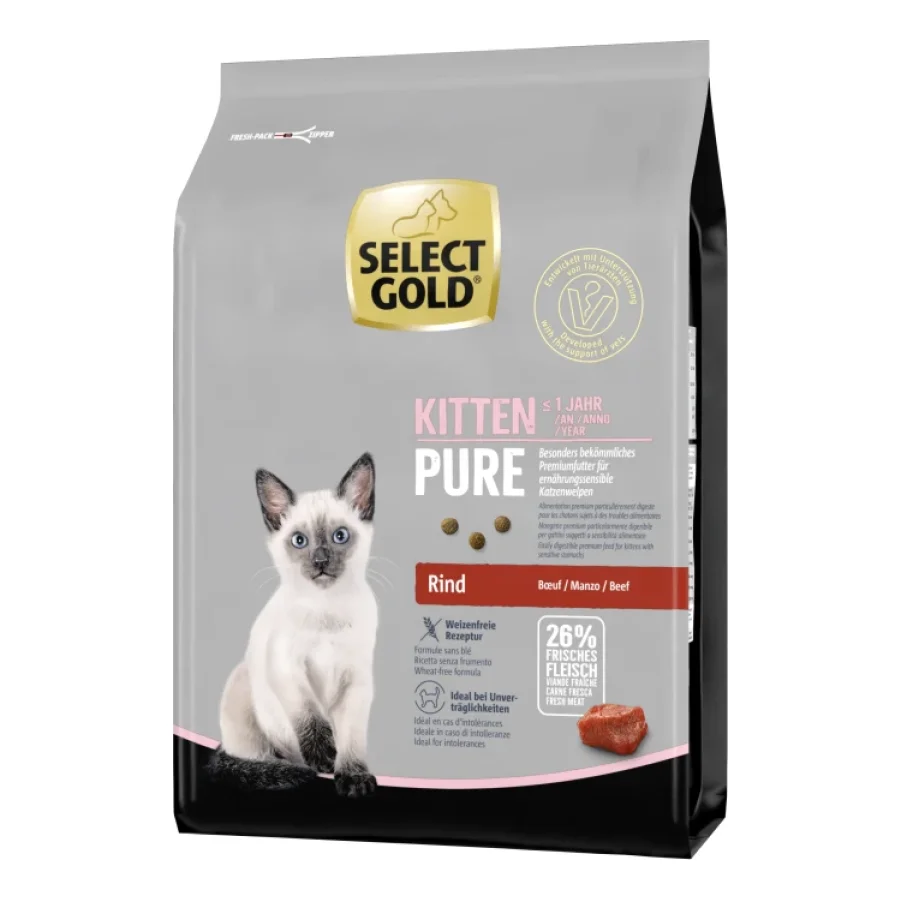 SELECT GOLD Pure Kitten Bœuf 2,5 kg