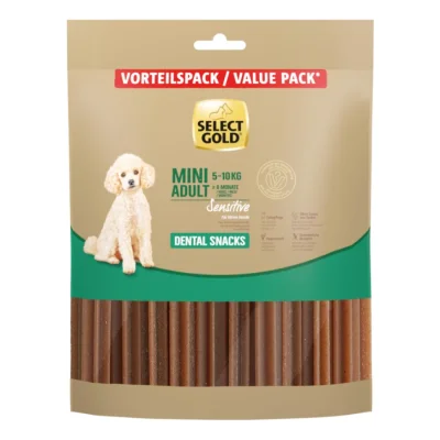 SELECT GOLD Sensitive Dental Snacks Chien Adulte Mini 294 g