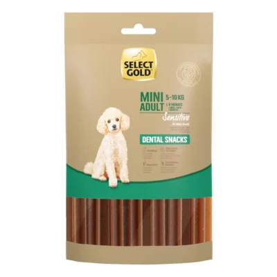 SELECT GOLD Sensitive Dental Snacks Chien Adulte Mini 2x99 g