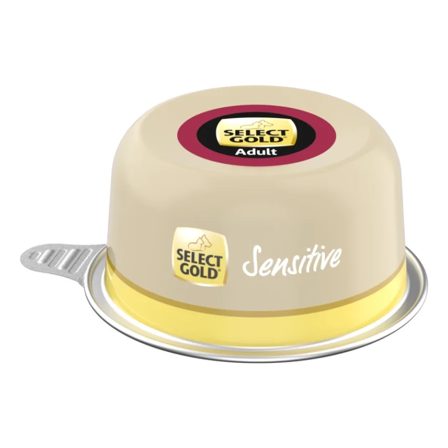 SELECT GOLD Sensitive Dômes de Nourriture Humide Chien Adulte Bœuf & Riz 20x125 g