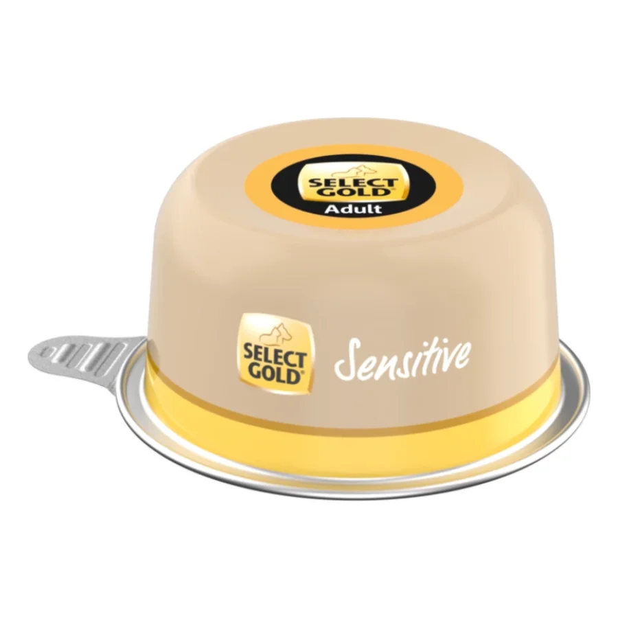SELECT GOLD Sensitive Dômes de Nourriture Humide Chien Adulte Poulet et riz 40x125 g