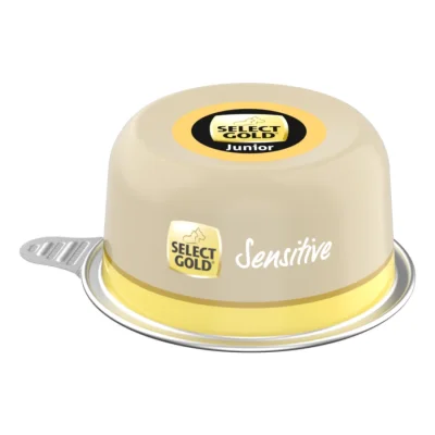 SELECT GOLD Sensitive Dômes de Nourriture Humide Chiot Poulet et riz 20x125 g