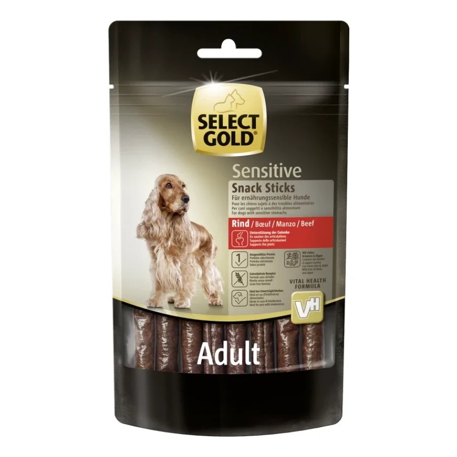 SELECT GOLD Sensitive Friandises Chien Adulte Stick Bœuf 2x85 g