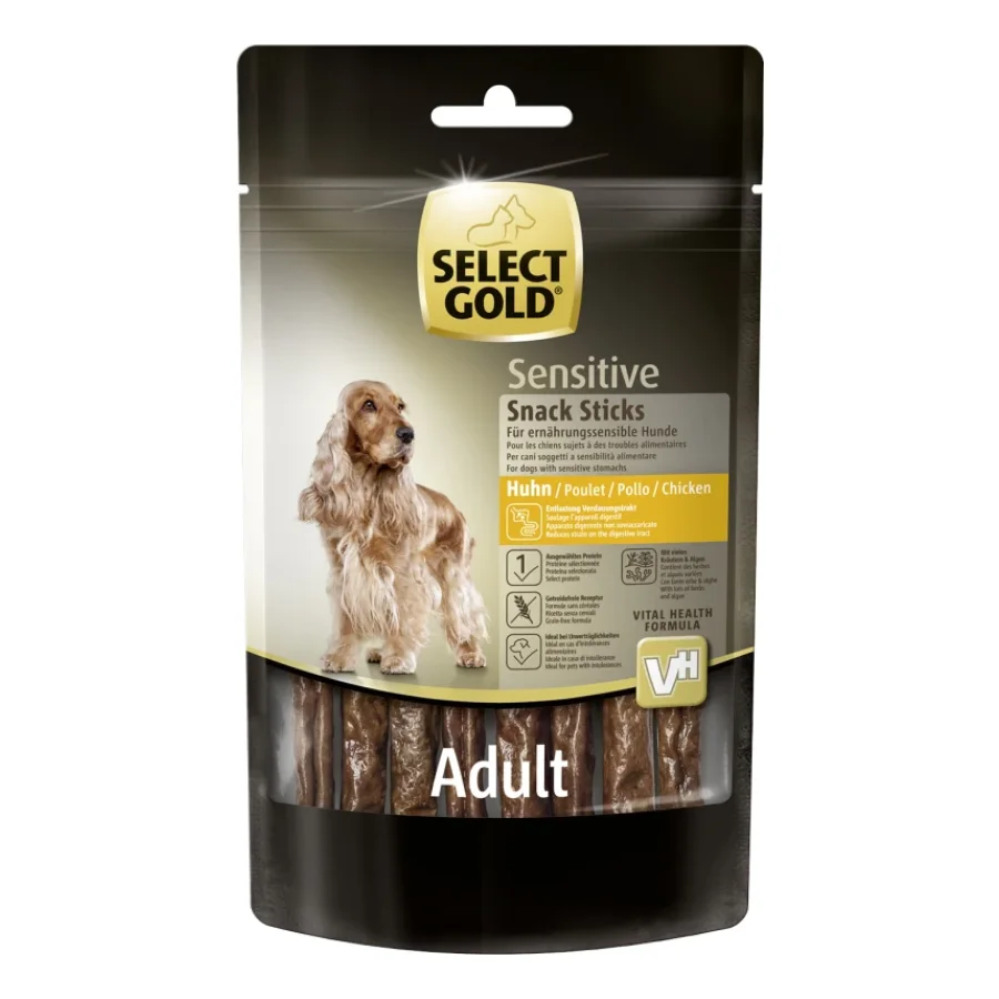 SELECT GOLD Sensitive Friandises Chien Adulte Stick Poulet 85 g