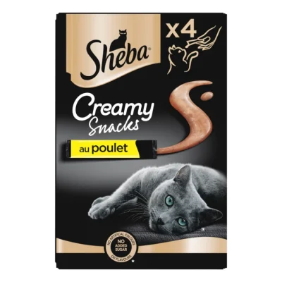 Sheba Creamy Snack Poulet 11x(4x12g)