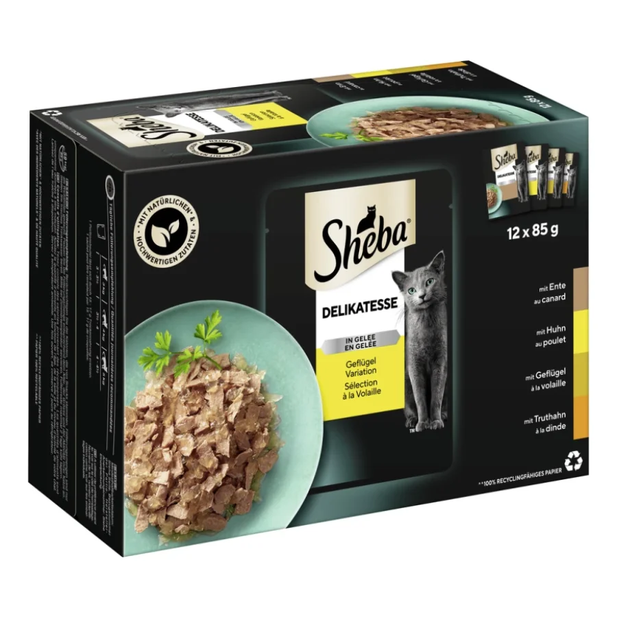 Sheba Délicatesse en gelée 12x85g