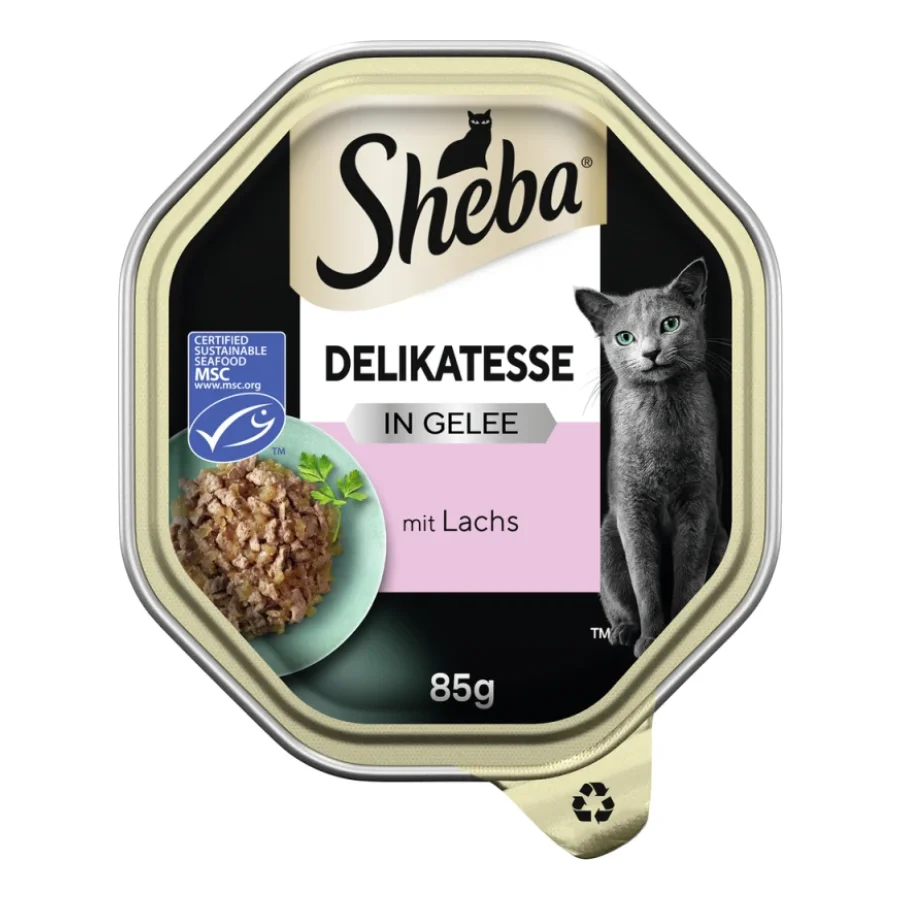 Sheba Délicatesse en gelée 22 x 85 g Saumon 22x85 g