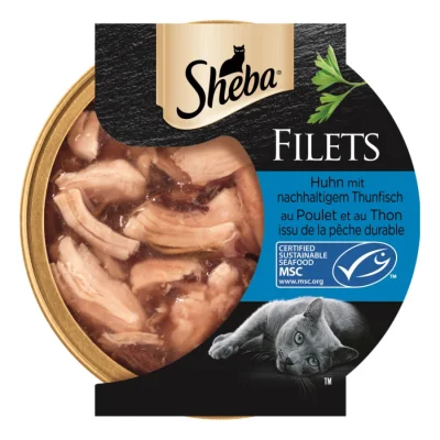 Sheba Filets Thon et poulet 32x60 g