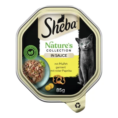 Sheba Nature ́s Collection 22 x 85 g en sauce Poulet au poivron