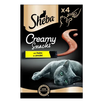 Sheba Sachets Creamy Snacks Poulet 44x12 g