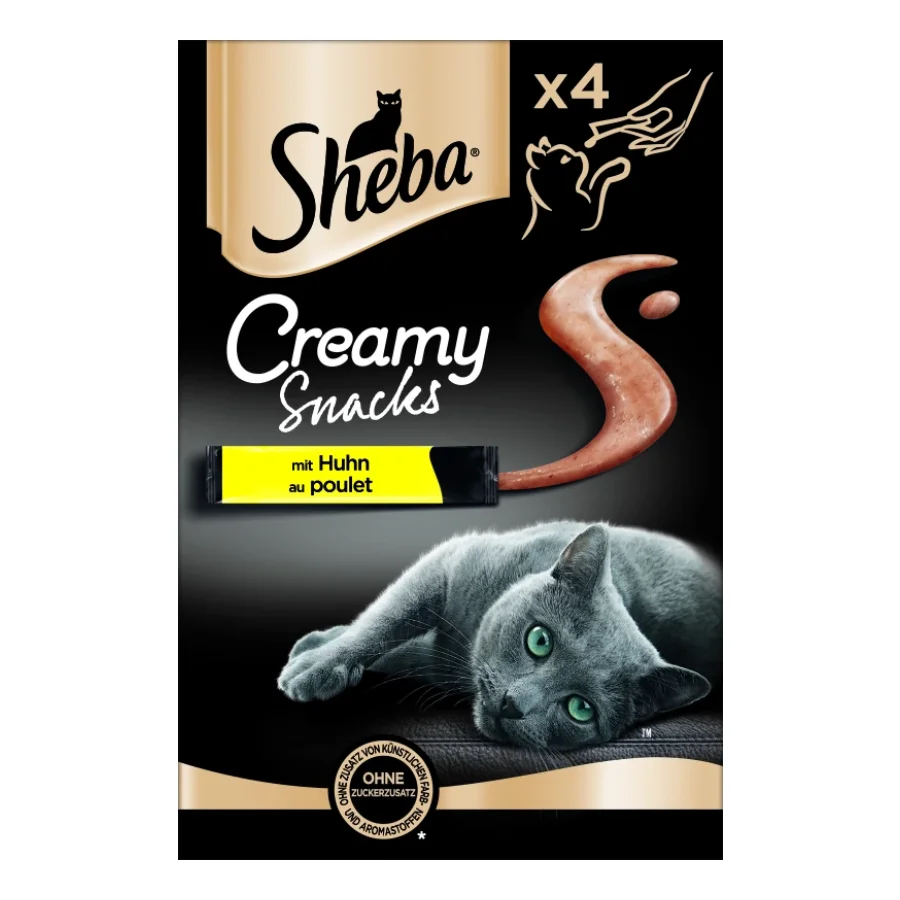 Sheba Sachets Creamy Snacks Poulet 44x12 g