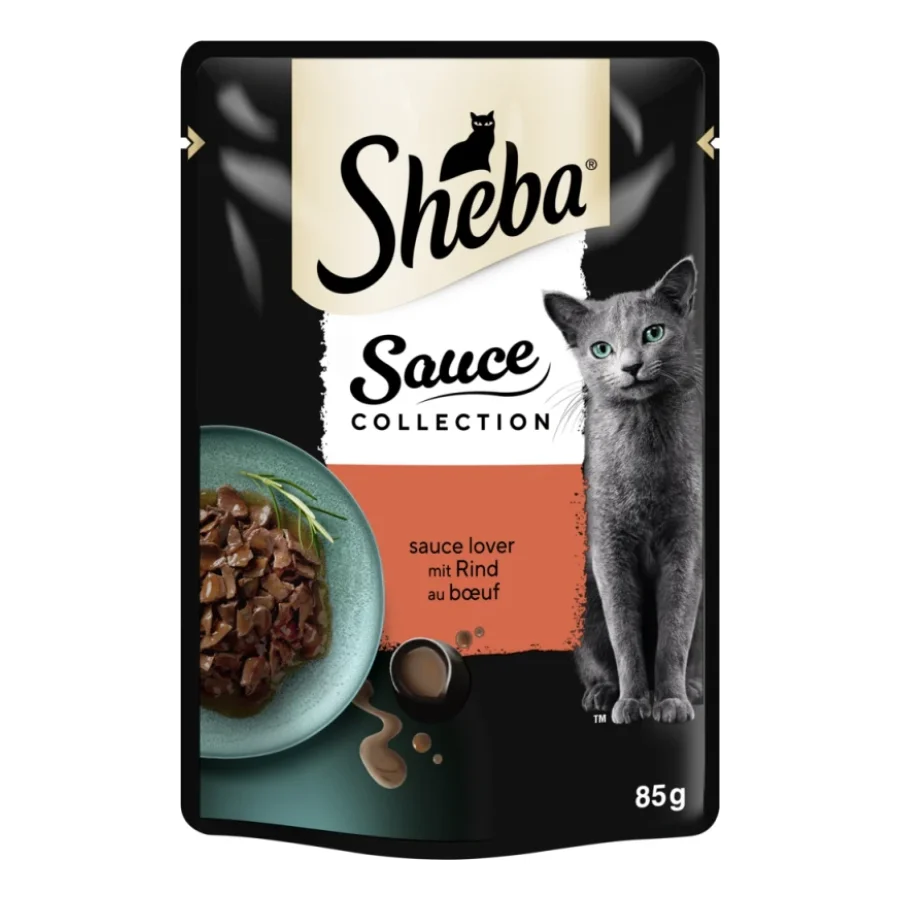 Sheba Sauce Collection Sauce Lover 28 x 85 g Bœuf