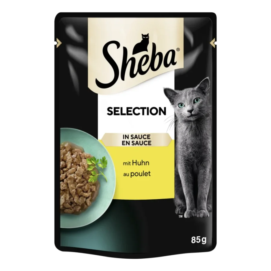 Sheba Selection en sauce 28 x 85 g Poulet
