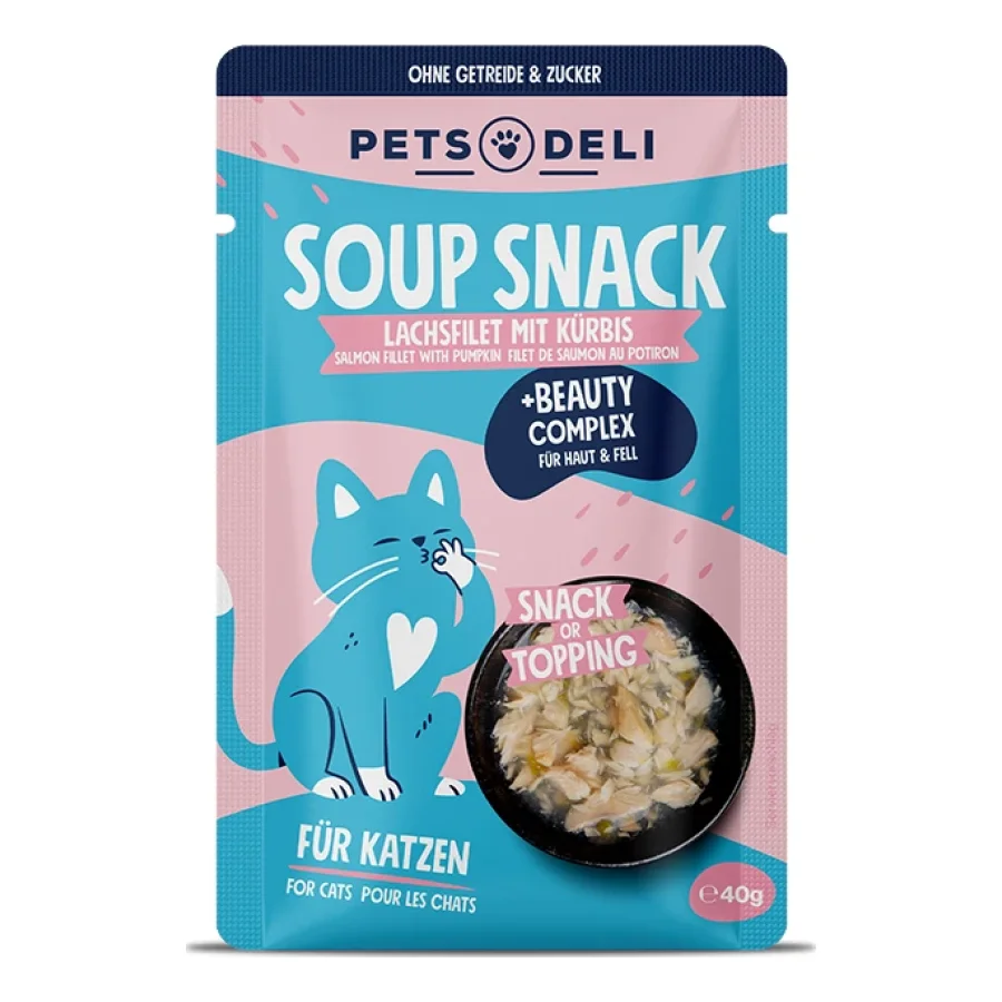 Snack chat Adult Functional Suppe Beauty Saumon 12 x 40 g