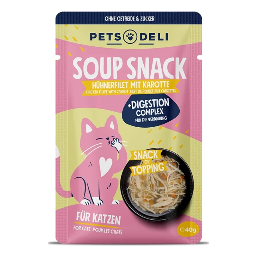 Snack chat Adult Functional Suppe Digest Poulet 12 x 40 g