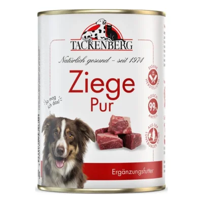 Tackenberg nourriture humide pour chien, Pur, Chèvre Pur 6x400 g