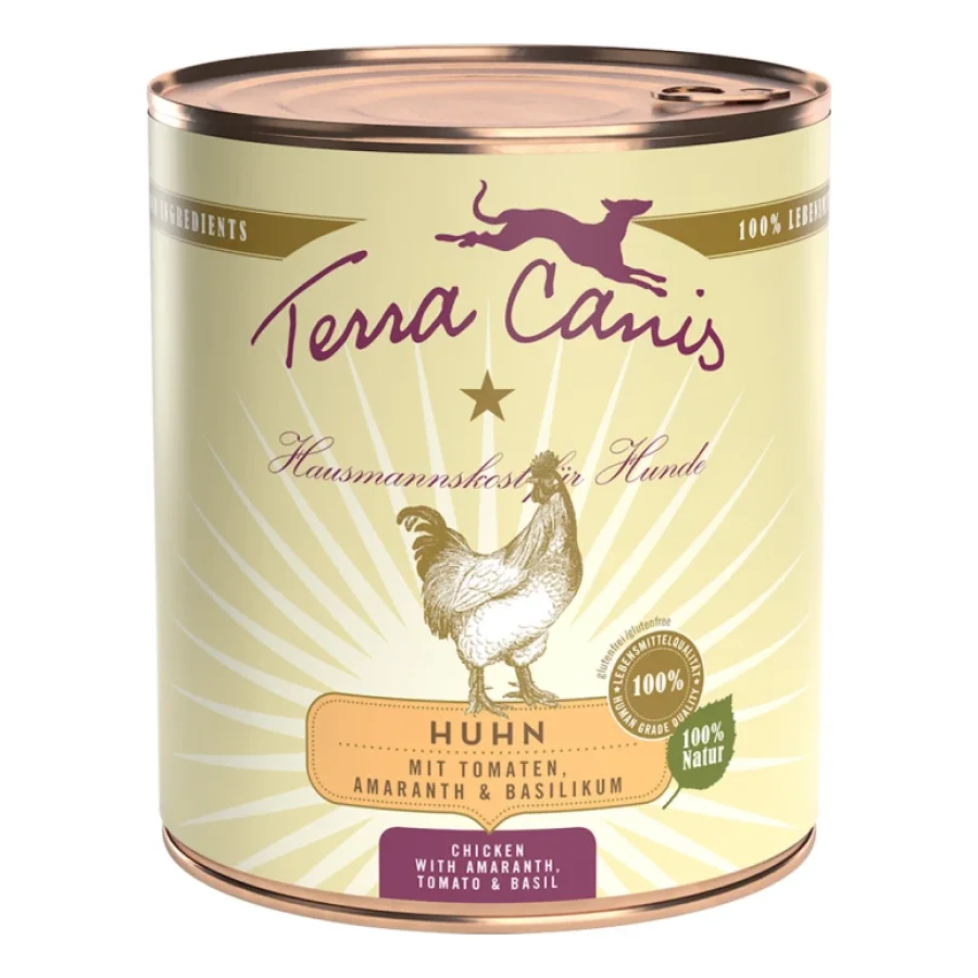 Terra Canis Classic Adult 6 x 800 g Poulet aux tomates, amarante et basilic