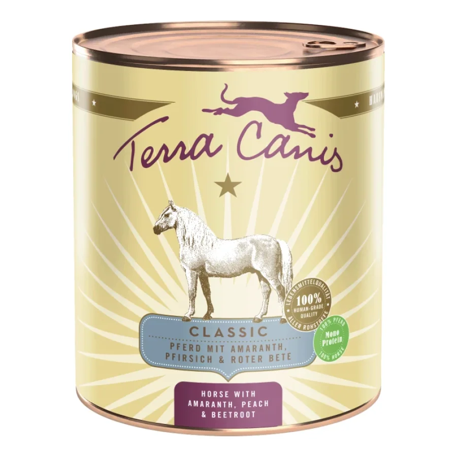 Terra Canis Nourriture humide pour chien Classic adulte Cheval 6x800 g