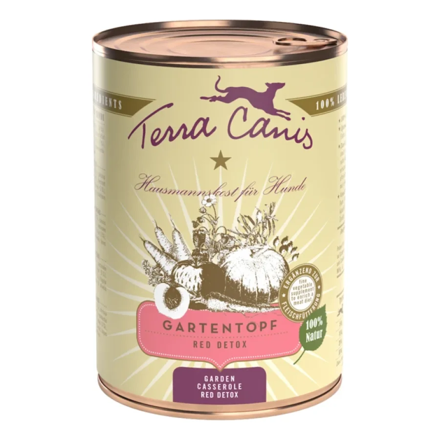 Terra Canis Pot de jardin 6 x 400 g Red Detox 6x400 g