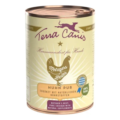 Terra Canis Viande PURE 6 x 400 g Pur poulet 6x400 g
