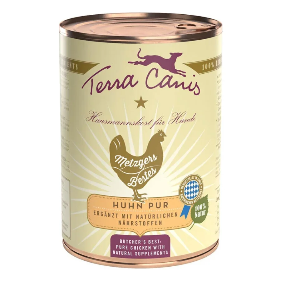 Terra Canis Viande PURE 6 x 400 g Pur poulet 6x400 g