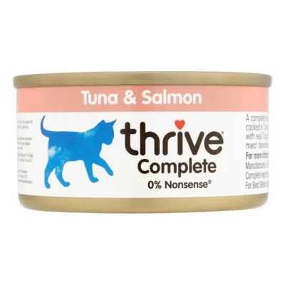 Thrive Complete pour chat 12 x 75 g Thon et saumon 12x75 g