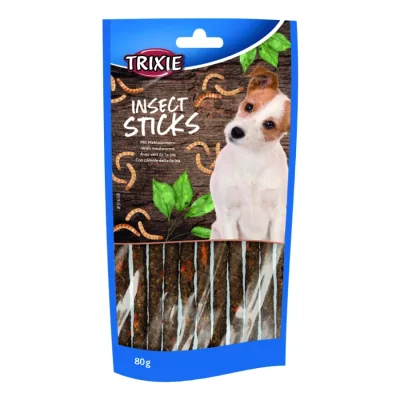 Trixie Bâtonnets d’insectes aux vers de farine 80 g