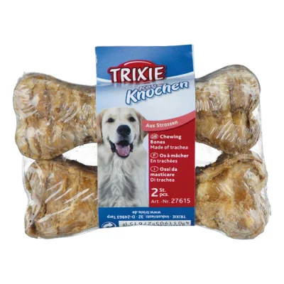 Trixie os à mâcher en paille 4 pcs, 10 cm