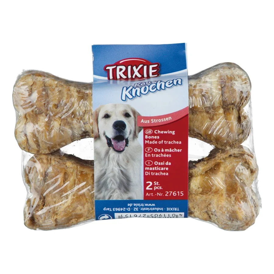 Trixie os à mâcher en paille 4 pcs, 10 cm