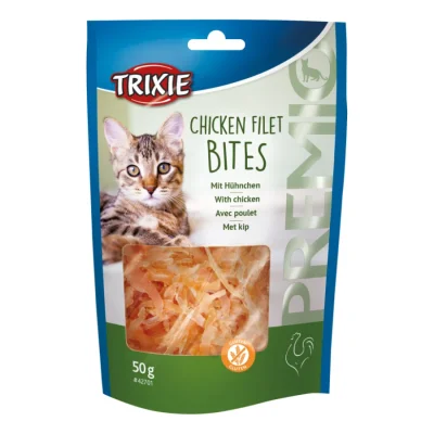 Trixie PREMIO Snacks chat Filet Bites Poulet 6 x 50 g