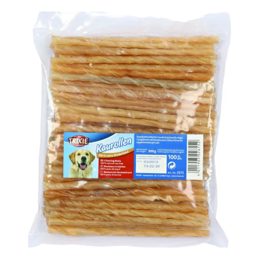 Trixie Sticks à mâcher torsadés, 12 cm 100 pièces S