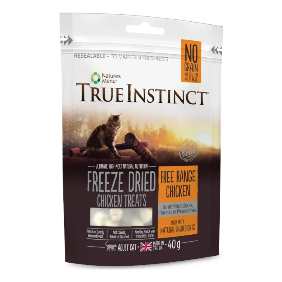 True Instinct Freeze Dried Treat 2 x 40 g Poulet fermier