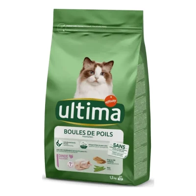 Ultima Boules de poils avec de la Dinde 1,5 kg