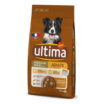 Ultima Medium-Maxi Adulte avec du Poulet 7,5 kg