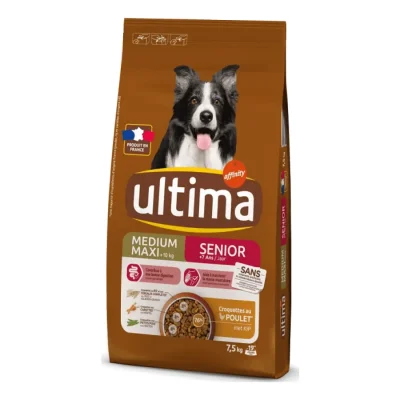 Ultima Medium-Maxi Senior avec du Poulet 7,5 kg