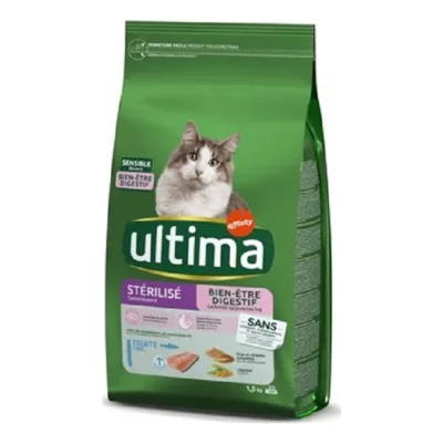 Ultima Stérilisé Bien-être Digestif avec de la Truite 1,5 kg